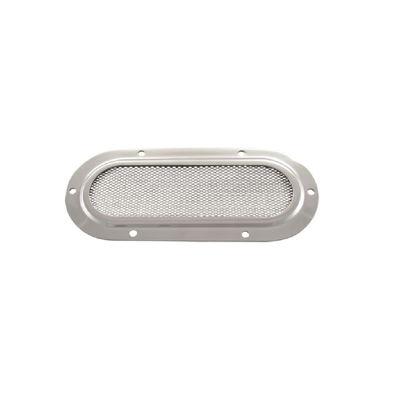 Grille d'aération ovale en inox 316