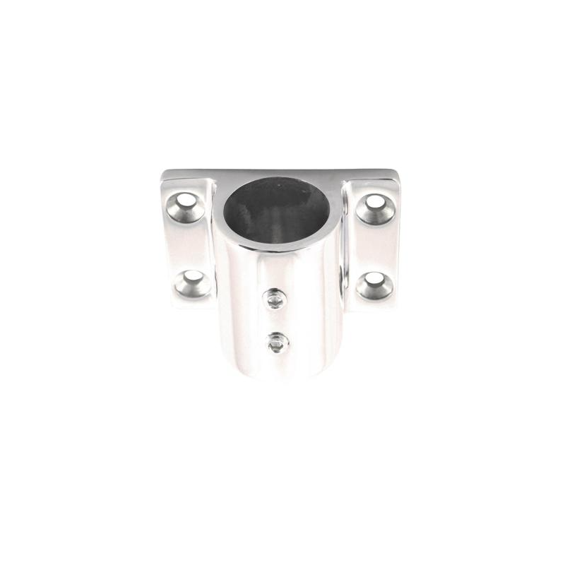 Embase rectangulaire pour tube en inox 316