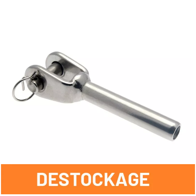 Chape filetage interne droite en inox 304