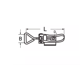 Grenouillère en inox 304