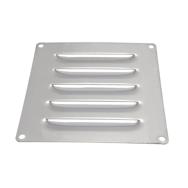 Grille d'aération carrée en inox 304