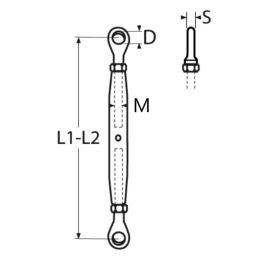 Ridoir à oeil en inox 316