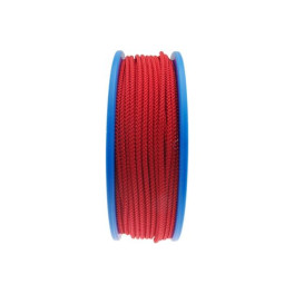 Drisse pré étirée en polyester haute ténacité rouge