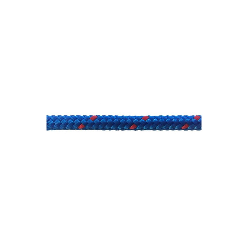 Garcette en polypropylène bleue et rouge