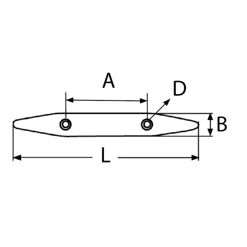 Liston demi rond inox 304 ou inox 316 longueur 200 à 600 mm