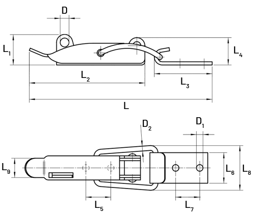 Grenouillère en INOX 304