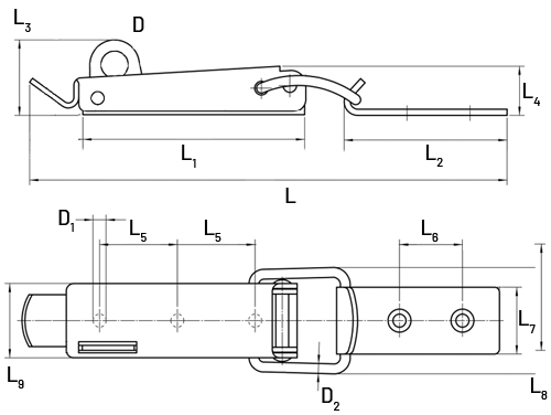 Grenouillère en INOX 304